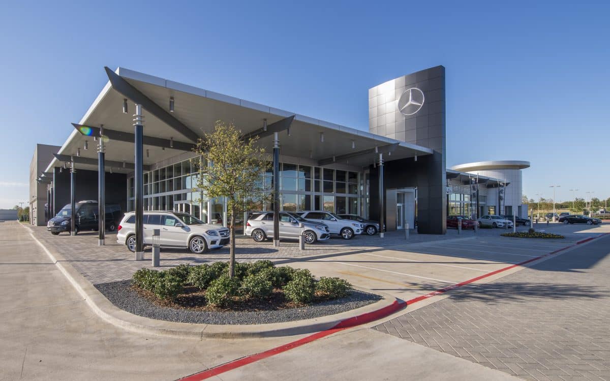 Mercedes - benz dealership in houston, texas.