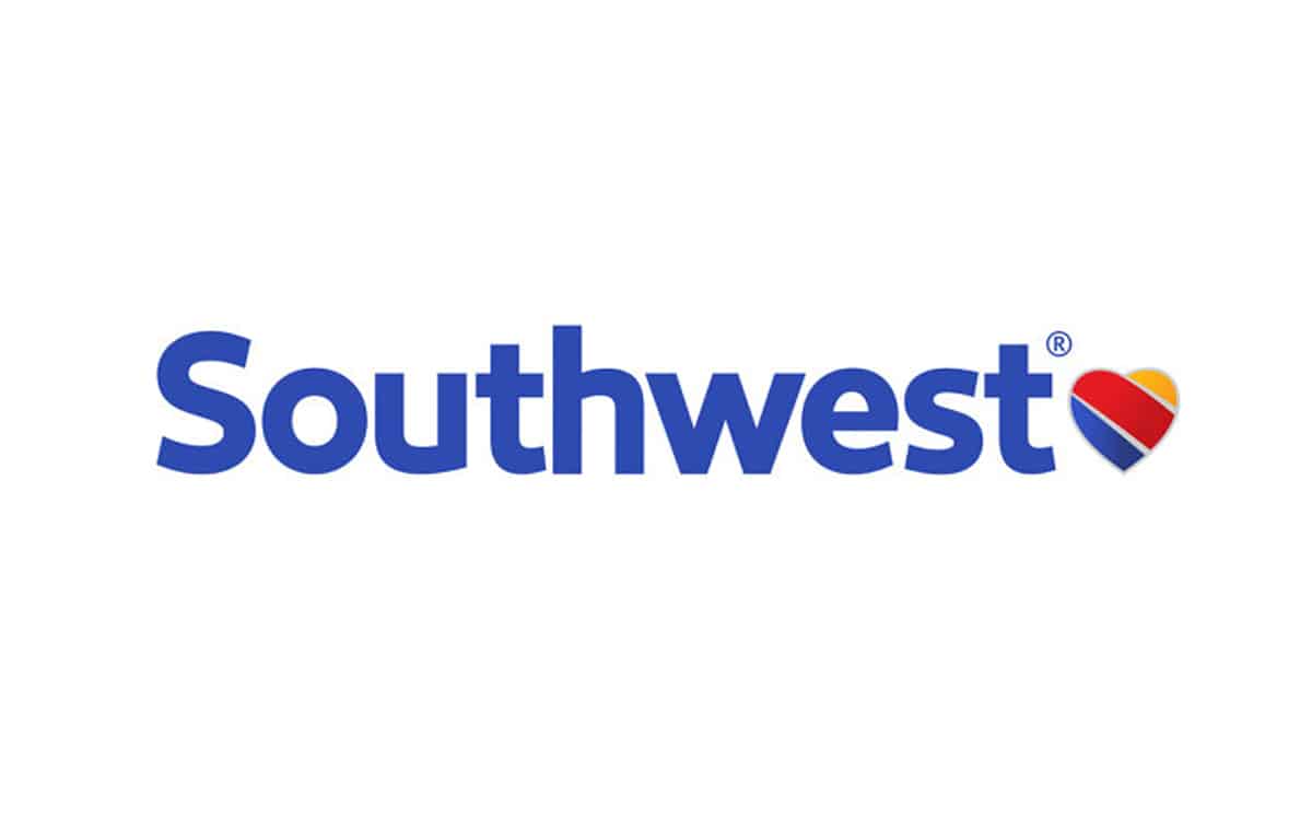 Southwest airlines logo on a white background.