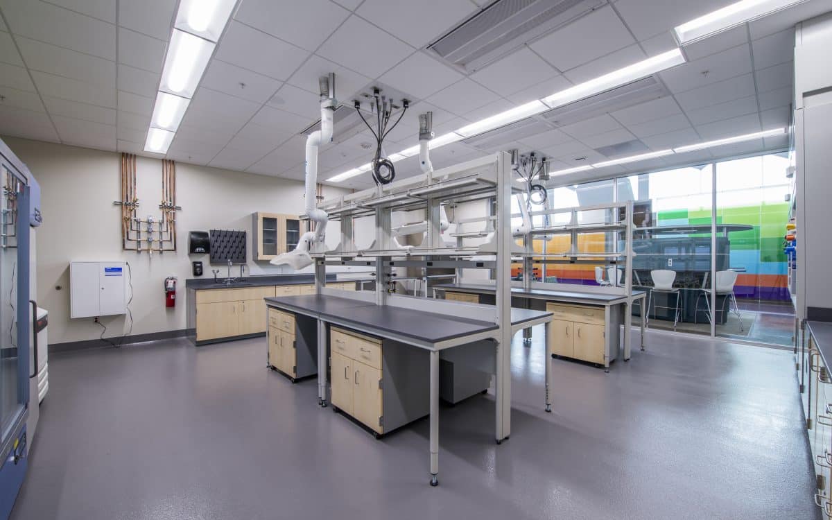 A lab with a lot of equipment in it.
